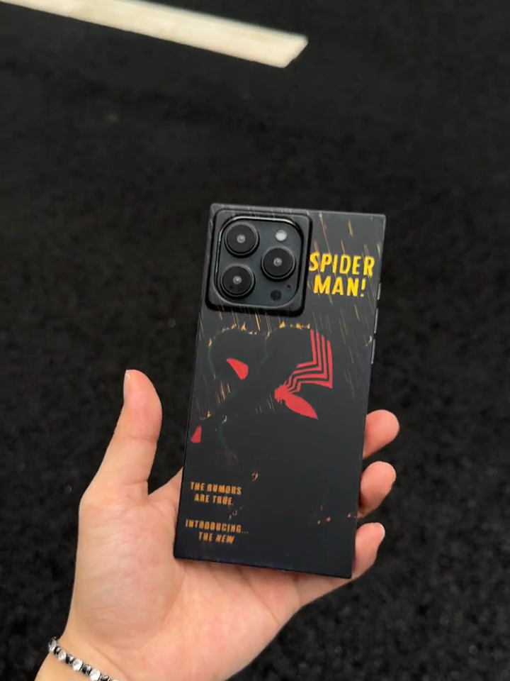 蜘蛛俠鐳射防摔手機殼